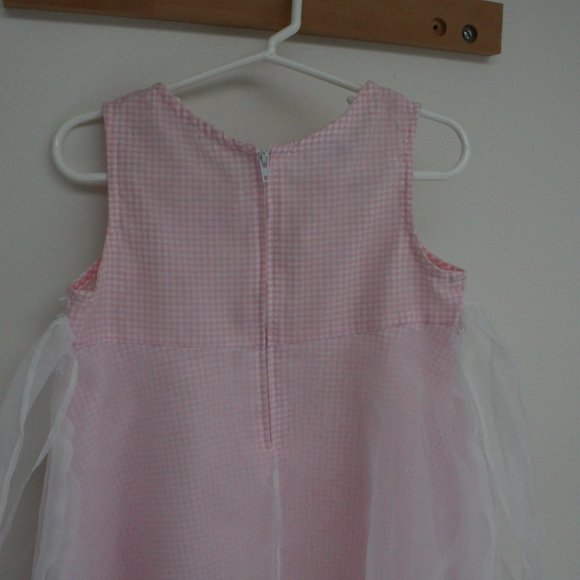 Bonnie Jean Pink Flower Dress Girls 5 - Picture 11 of 17